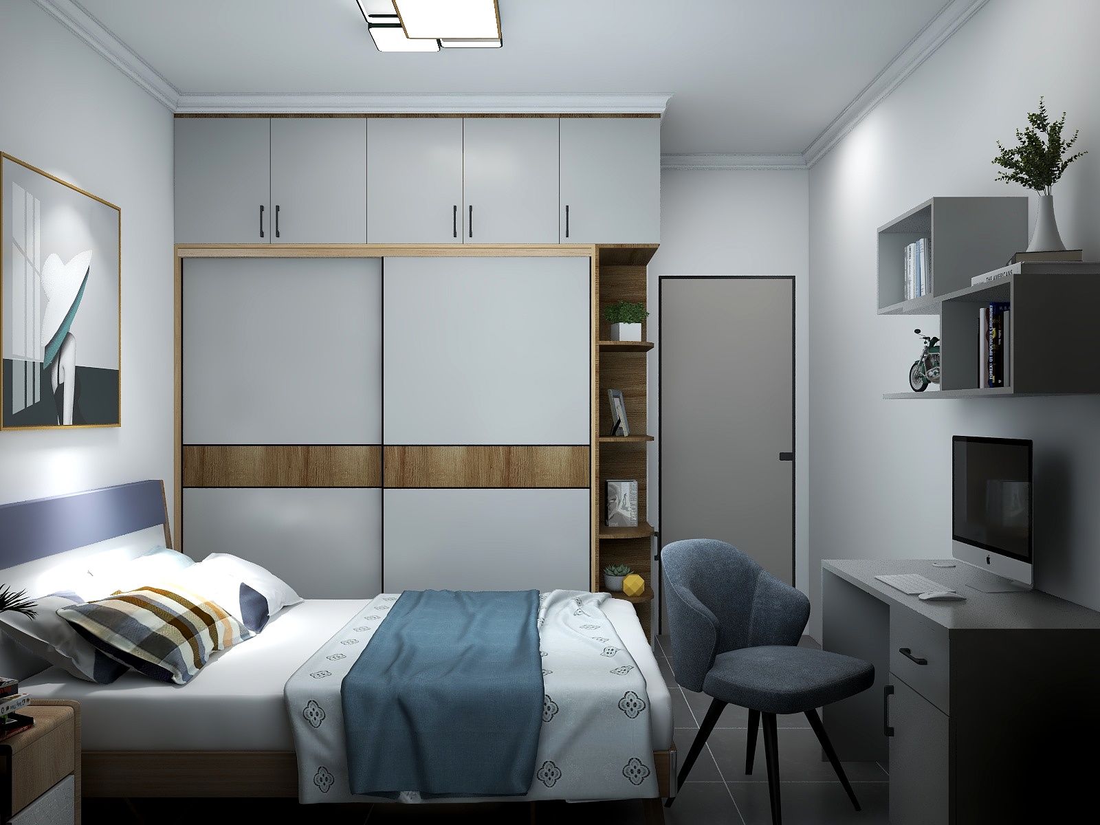 3DS光与影-圣境7号楼1-1502边户-装修设计方案