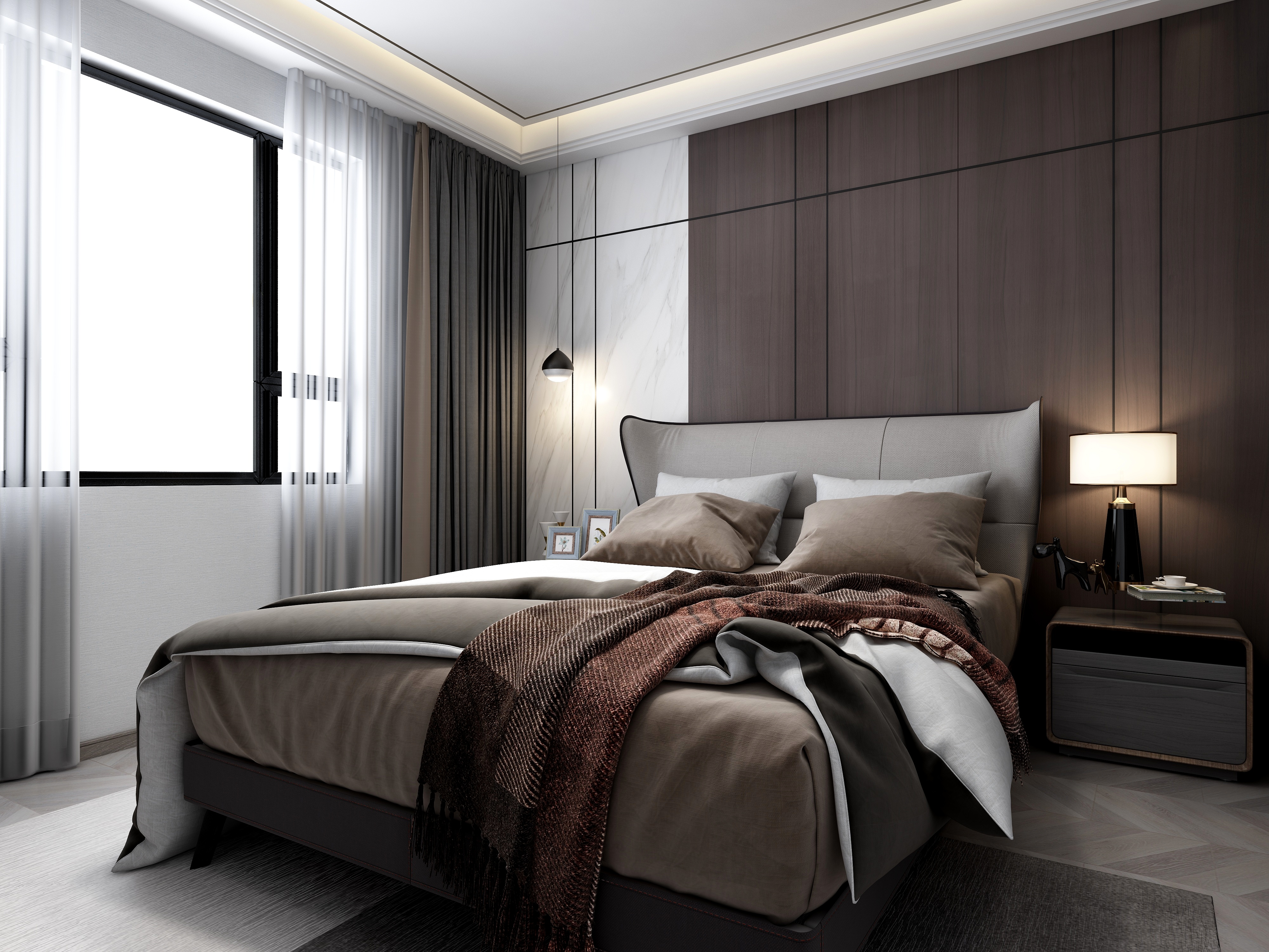 汤志国-136方现代四居-装修设计方案