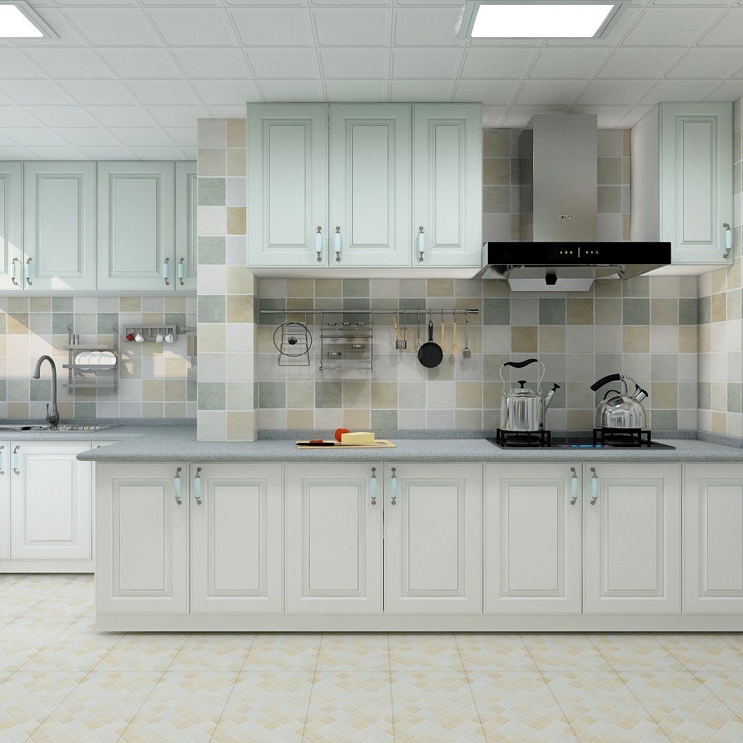 王思力-四居金色维也纳--清新北欧风装修效果图