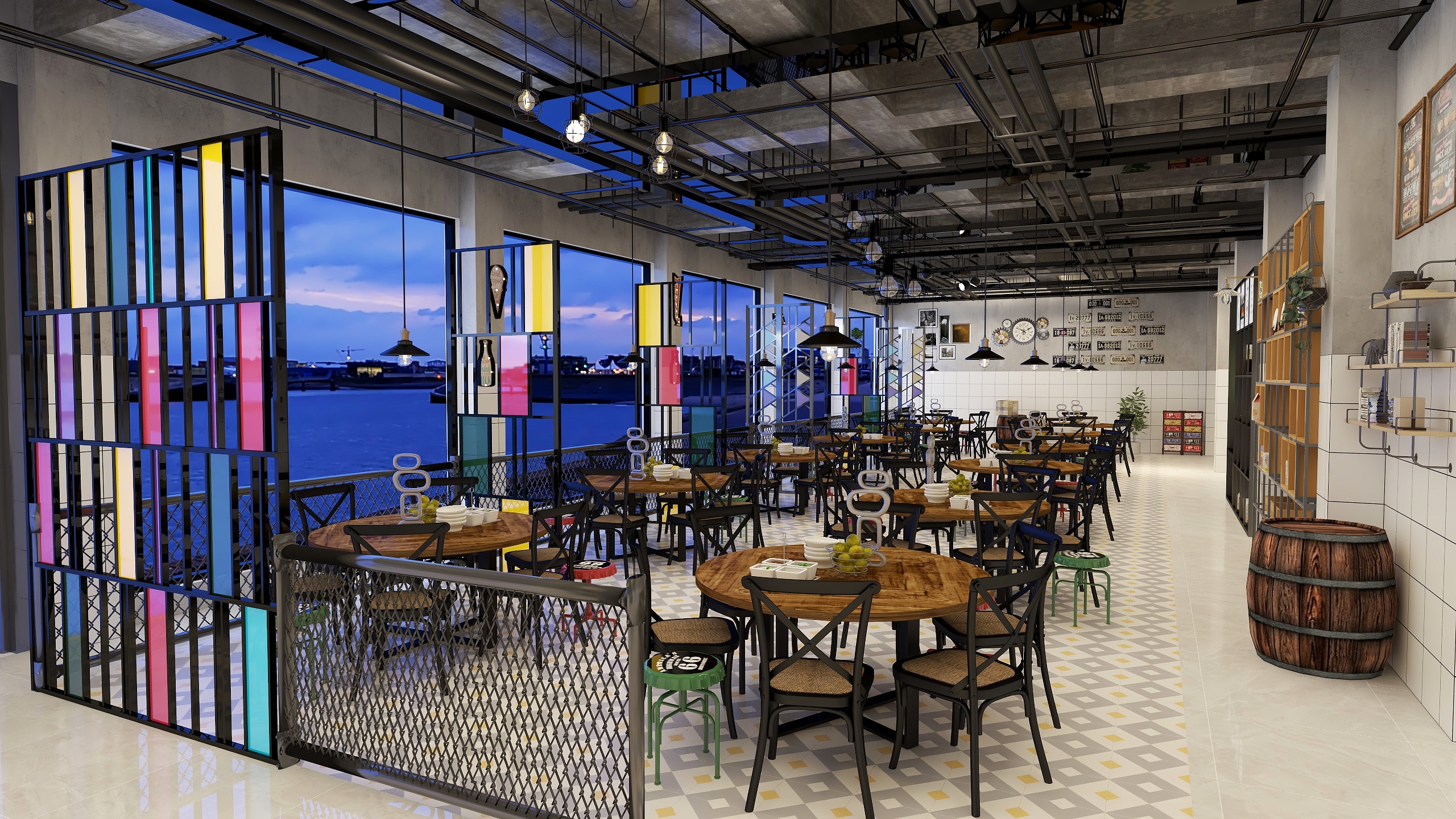 ANXW0420-田野农庄工业风-装修设计方案