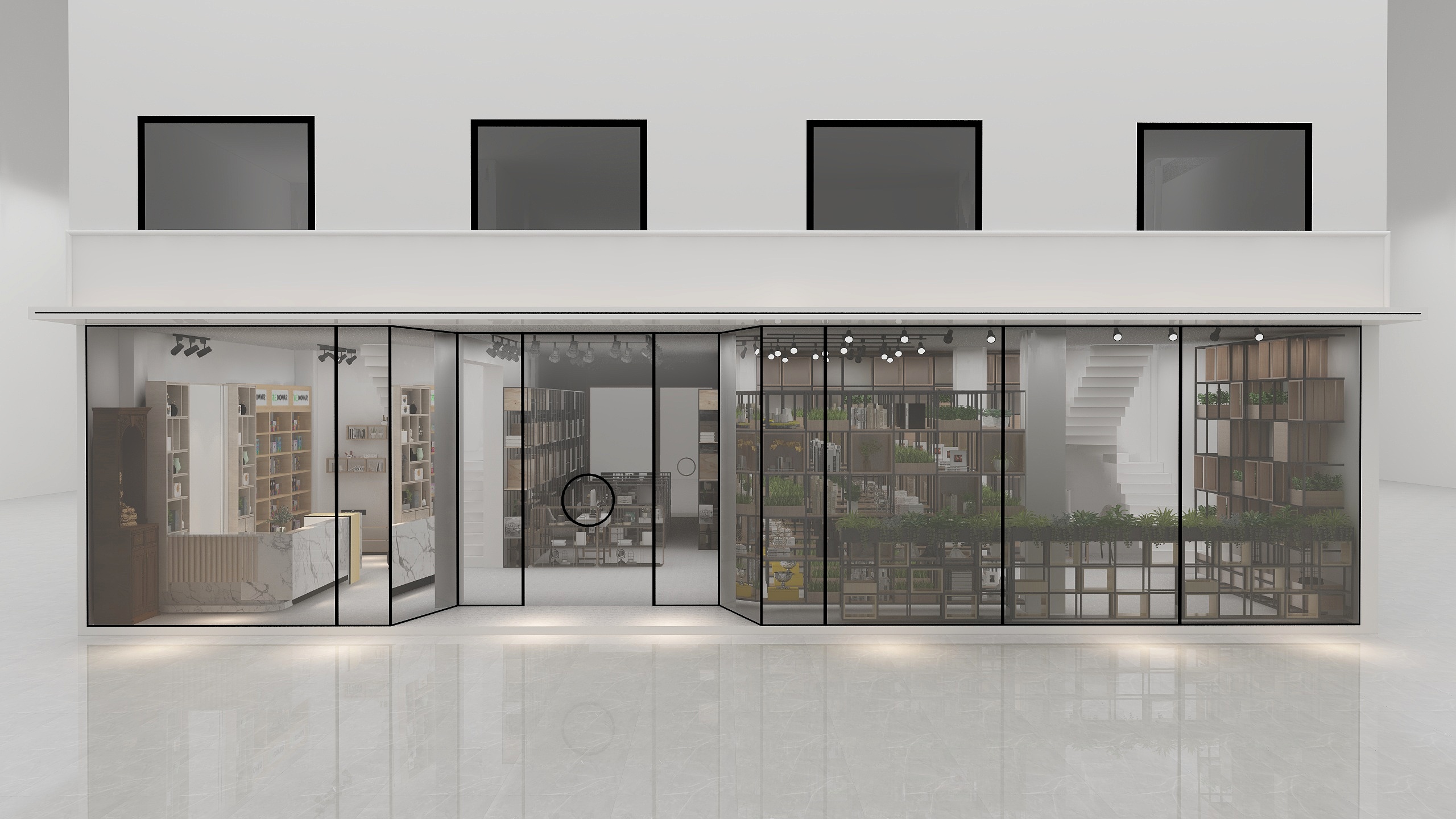 时越全案设计-商业城店面-装修设计方案