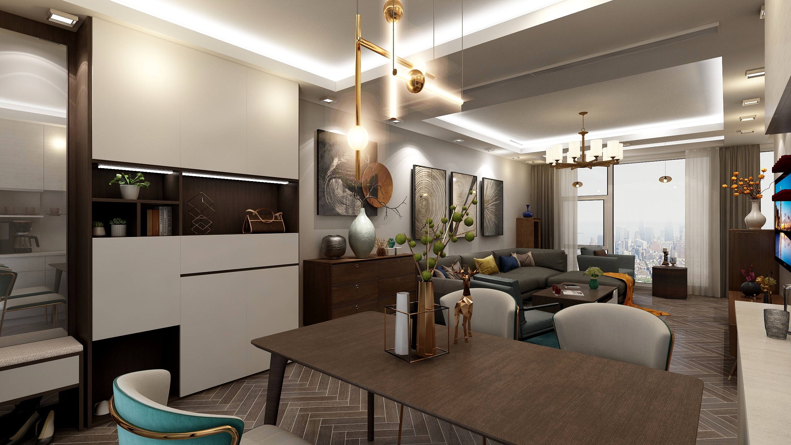 果一设计-晶泽华府-装修设计方案