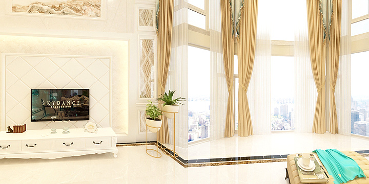 yan儿飞-（劳姐）武鸣豪华别墅效果图-装修设计方案