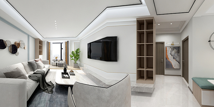 积木家运城店-天宝北欧浅色-装修设计方案