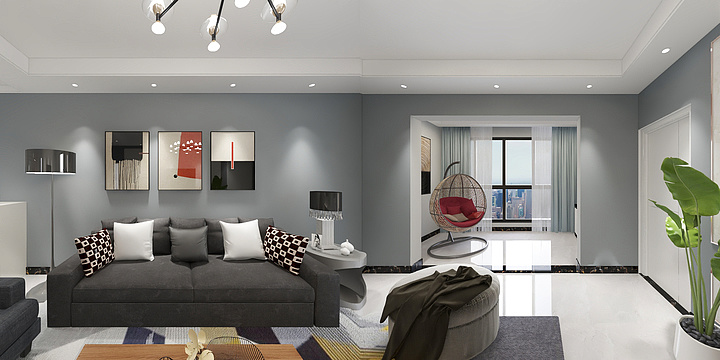 灰灰的灰-南城一号4-2204陶哥-装修设计方案