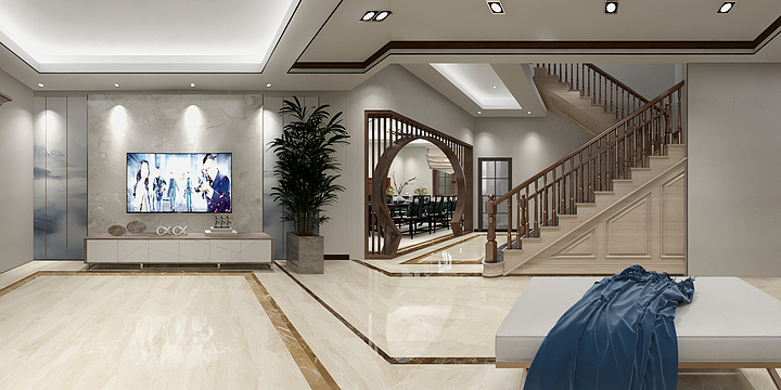 阿伦Flml-南部敬府自建民居-装修设计方案