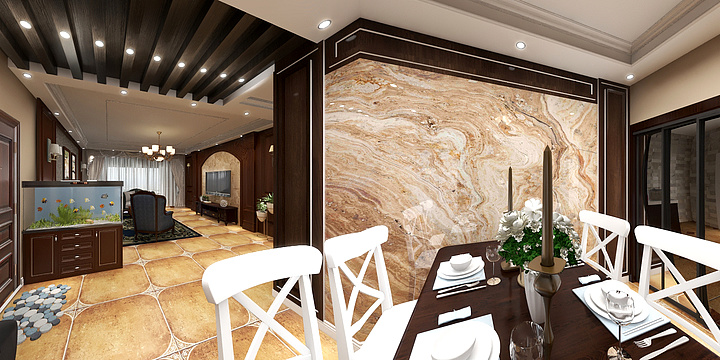 小好设计-大溪地-美式-装修设计方案