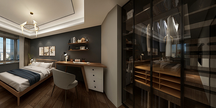 艾米19831979-崔同学-灰色地砖-装修设计方案