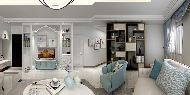 杨占超-瑞和园89.50㎡B户型3室2厅1卫-装修设计方案