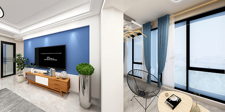 设计师刘郁-湖山壹号许总酷家乐-装修设计方案