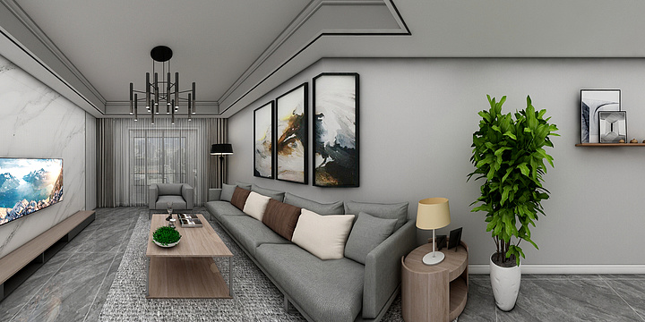 zcg钟-橄榄城九号楼边套-装修设计方案