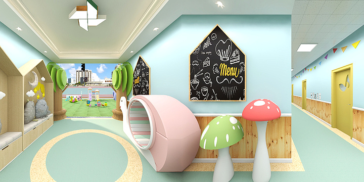 诺ruin-鱼凫阳光幼儿园-装修设计方案