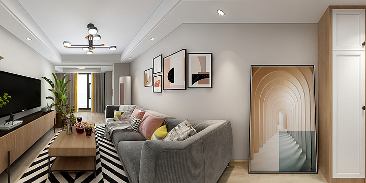 路漫漫其修远兮ao-北欧风格-装修设计方案