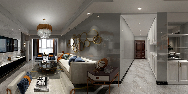 杨林-海赋长兴三期效果图-装修设计方案
