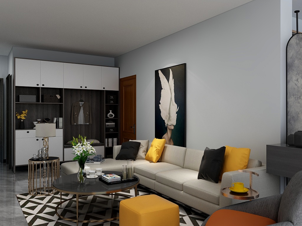 越嘉设计-7东方名居F栋2003唐总颜美女-装修设计方案