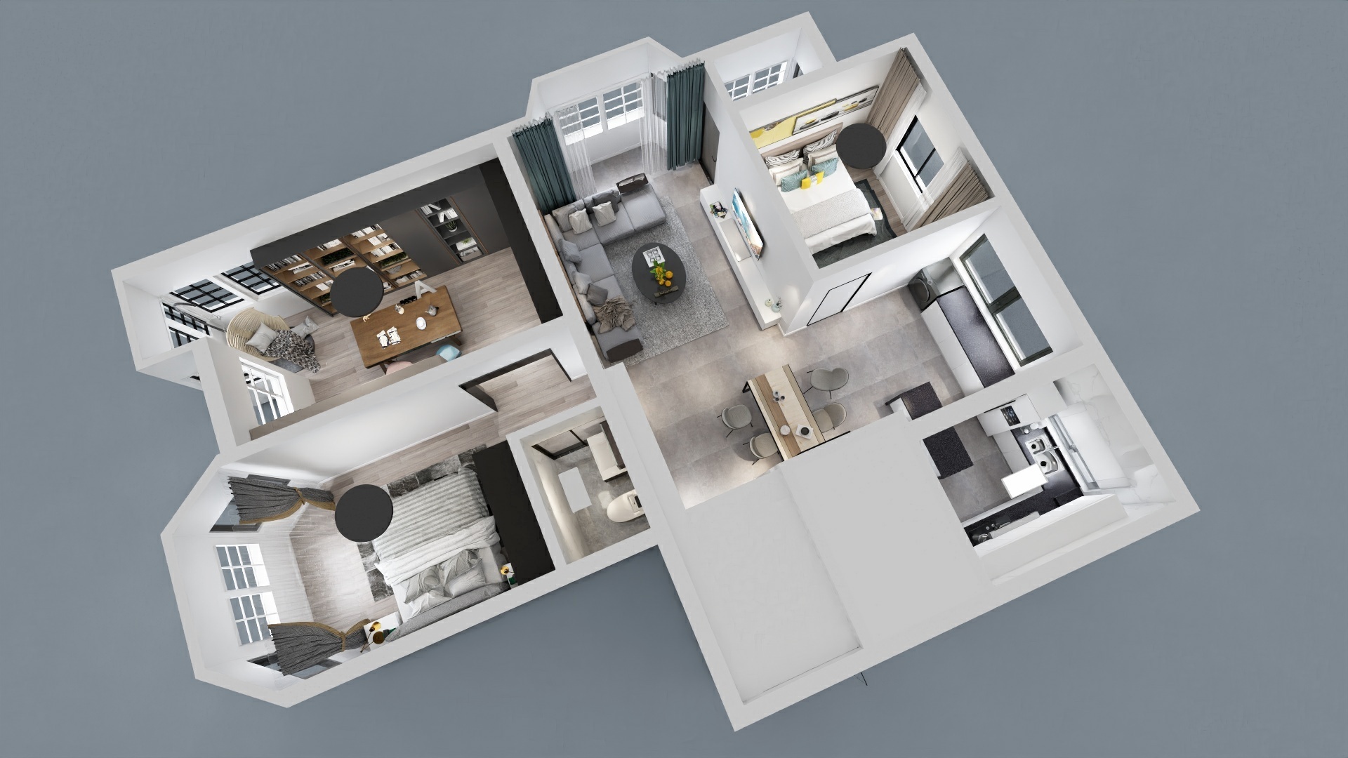 空间设计师王杰-西山海语-装修设计方案