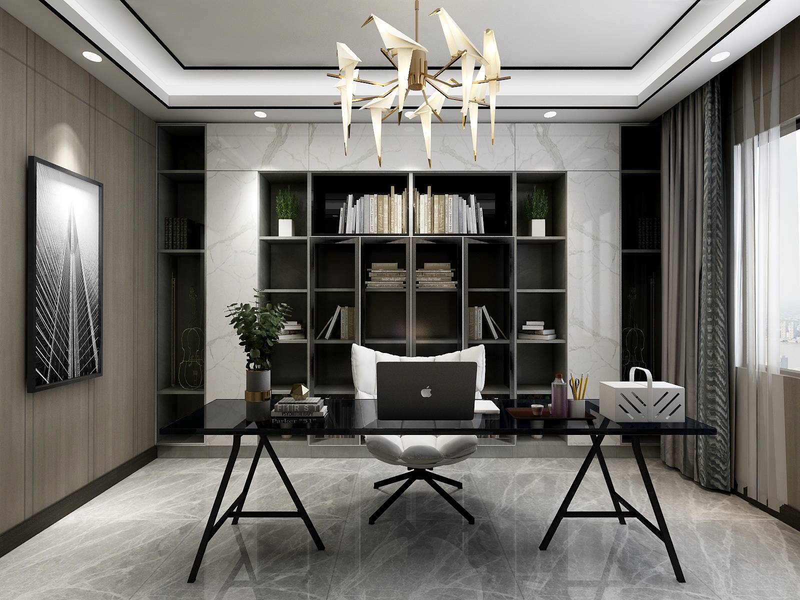 L李清雅-书房-装修设计方案