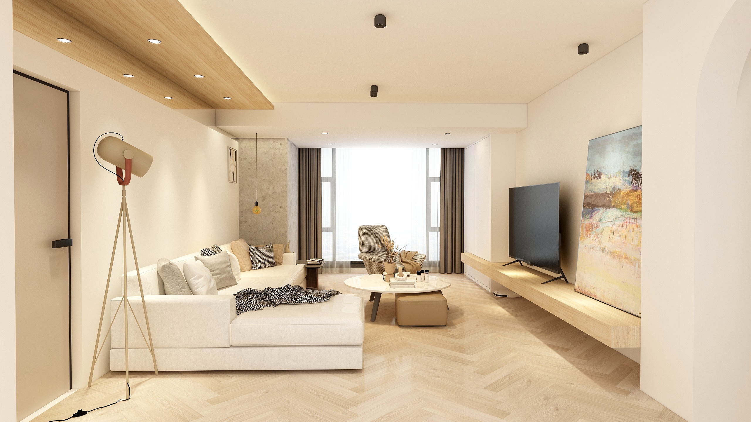 廷里全案设计-大贝名流印象180平-装修设计方案