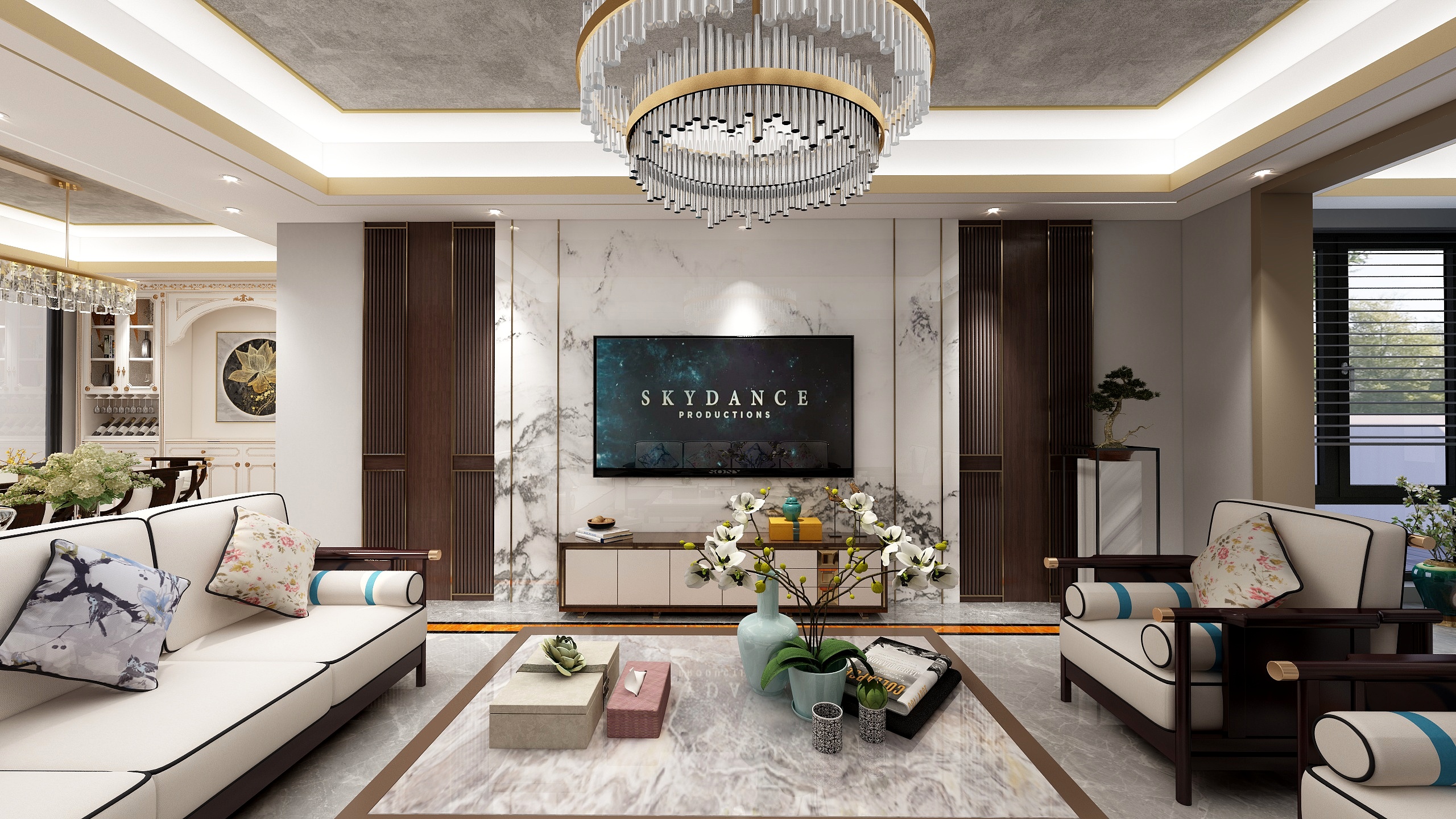 凡诚装饰设计-任湖新中式轻奢-装修设计方案