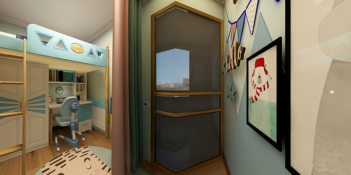 张大海-儿童房设计-装修设计方案