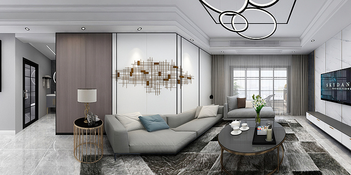 沭之鑫-黑白灰1.-装修设计方案