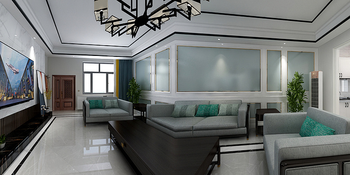 沃居装饰设计-乌海别墅-装修设计方案