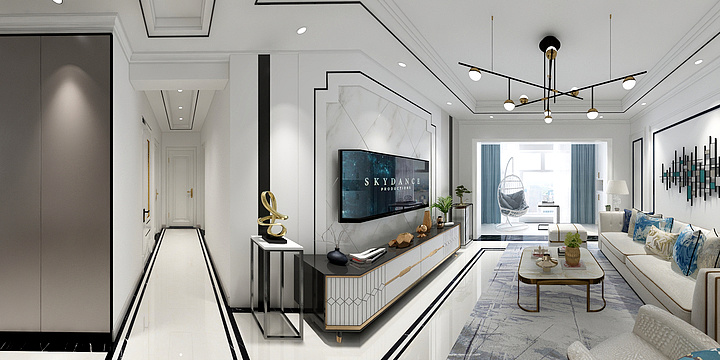 羅晓平-城市花园，陈姐雅居-装修设计方案