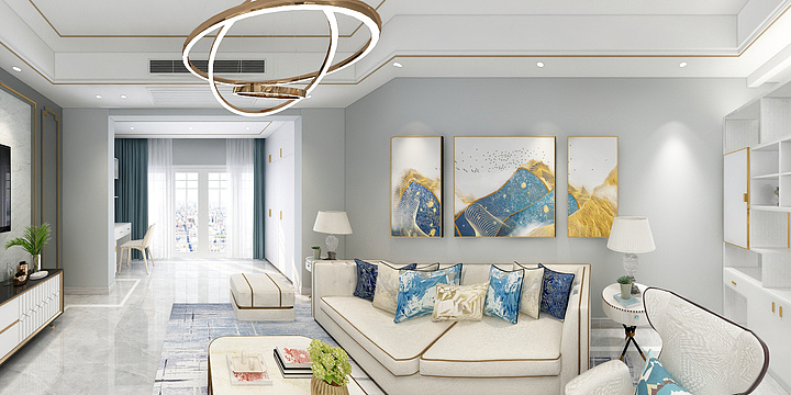 采祺尚装饰设计-南滨上院B区-装修设计方案