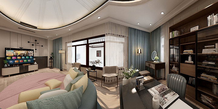 秦国红-怀宁别墅--装修设计方案