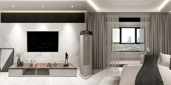 淡陌丶-理性纯粹的现代风-装修设计方案