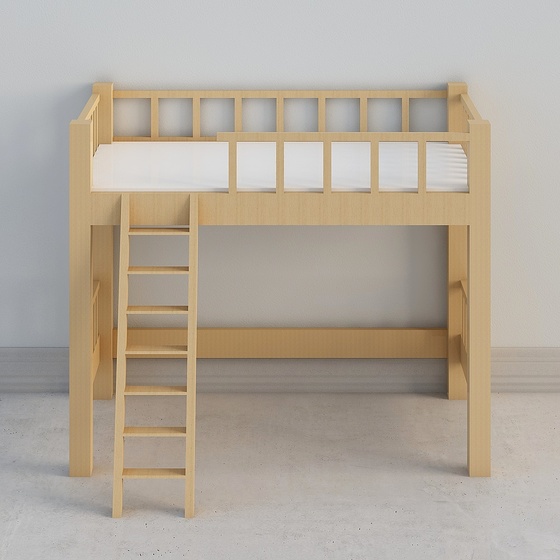 Scandinavian Bunk Beds,Earth color