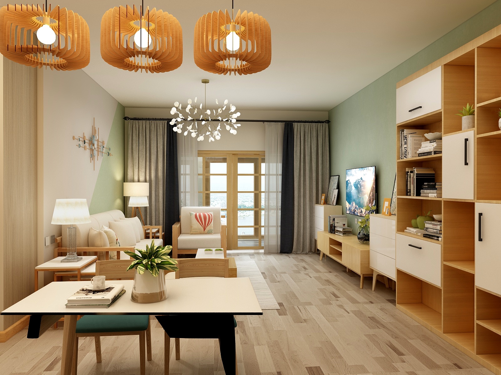 盼盼仙贝-日式小公寓-装修设计方案