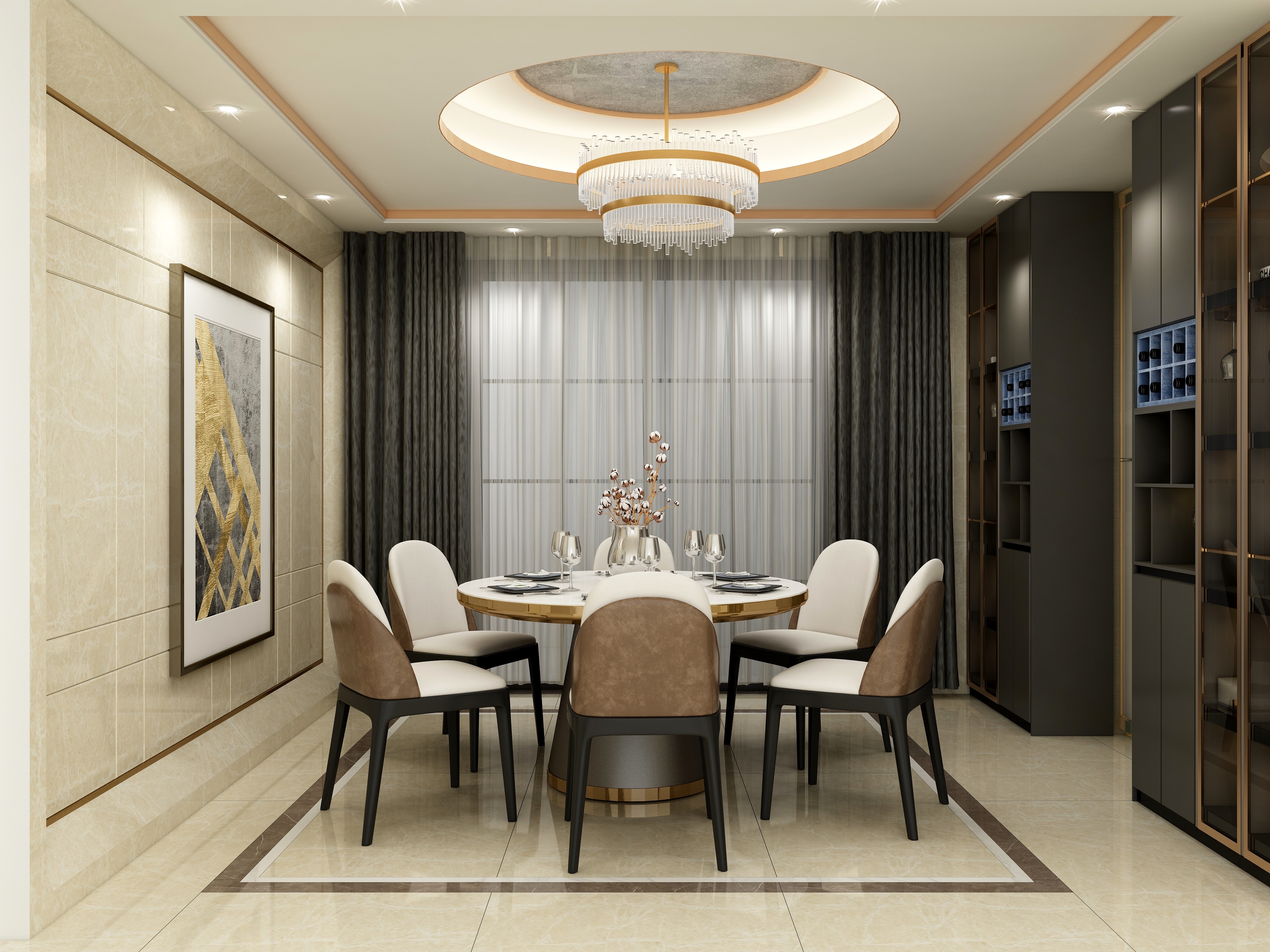 合博效果图制作-诗山富贵华庭15#1001-装修设计方案