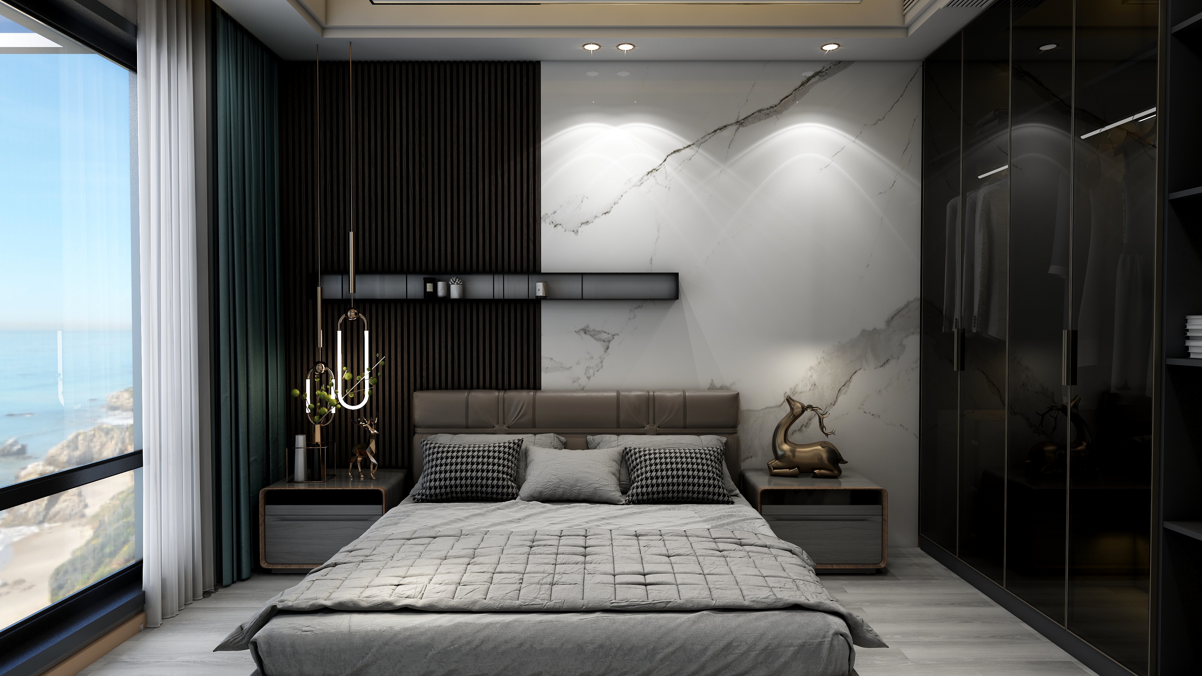 至简名设一张齐周-意式家居装修效果图