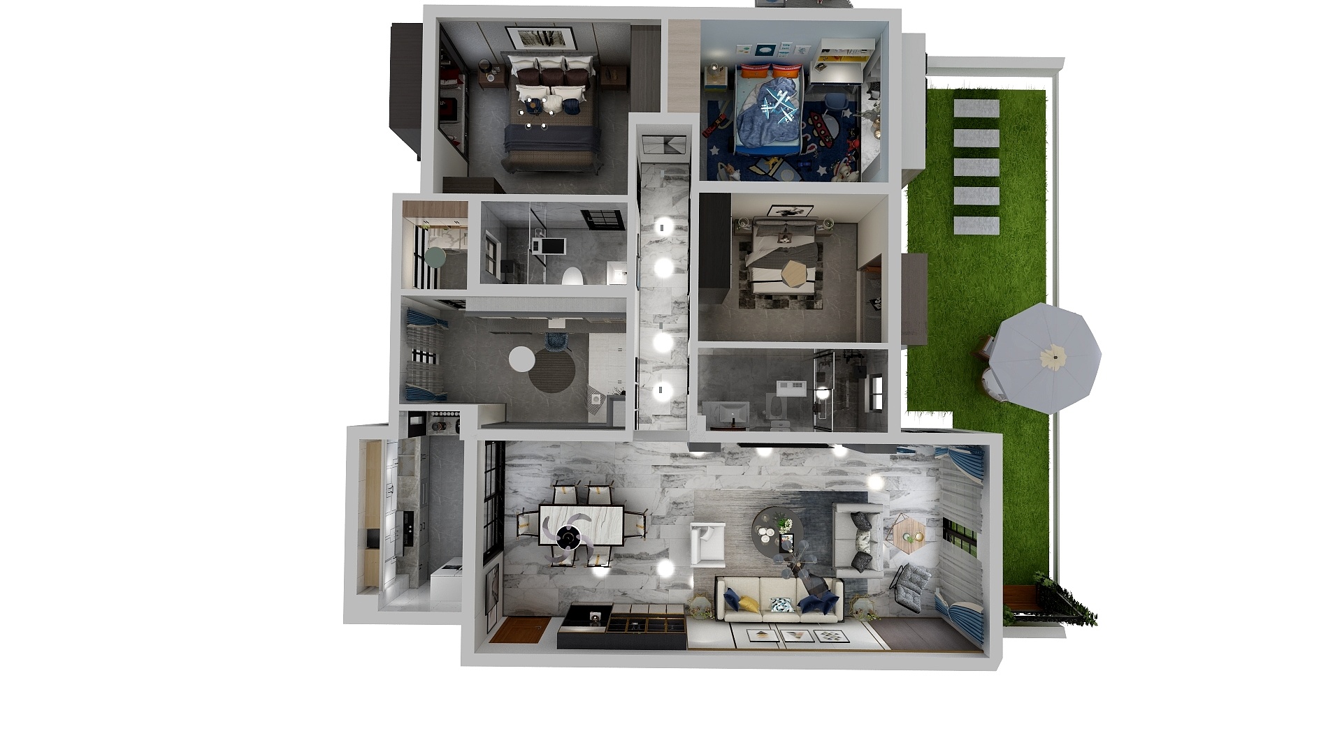 王斌1-彰泰桃源居刘姐 - 副本-副本-装修设计方案