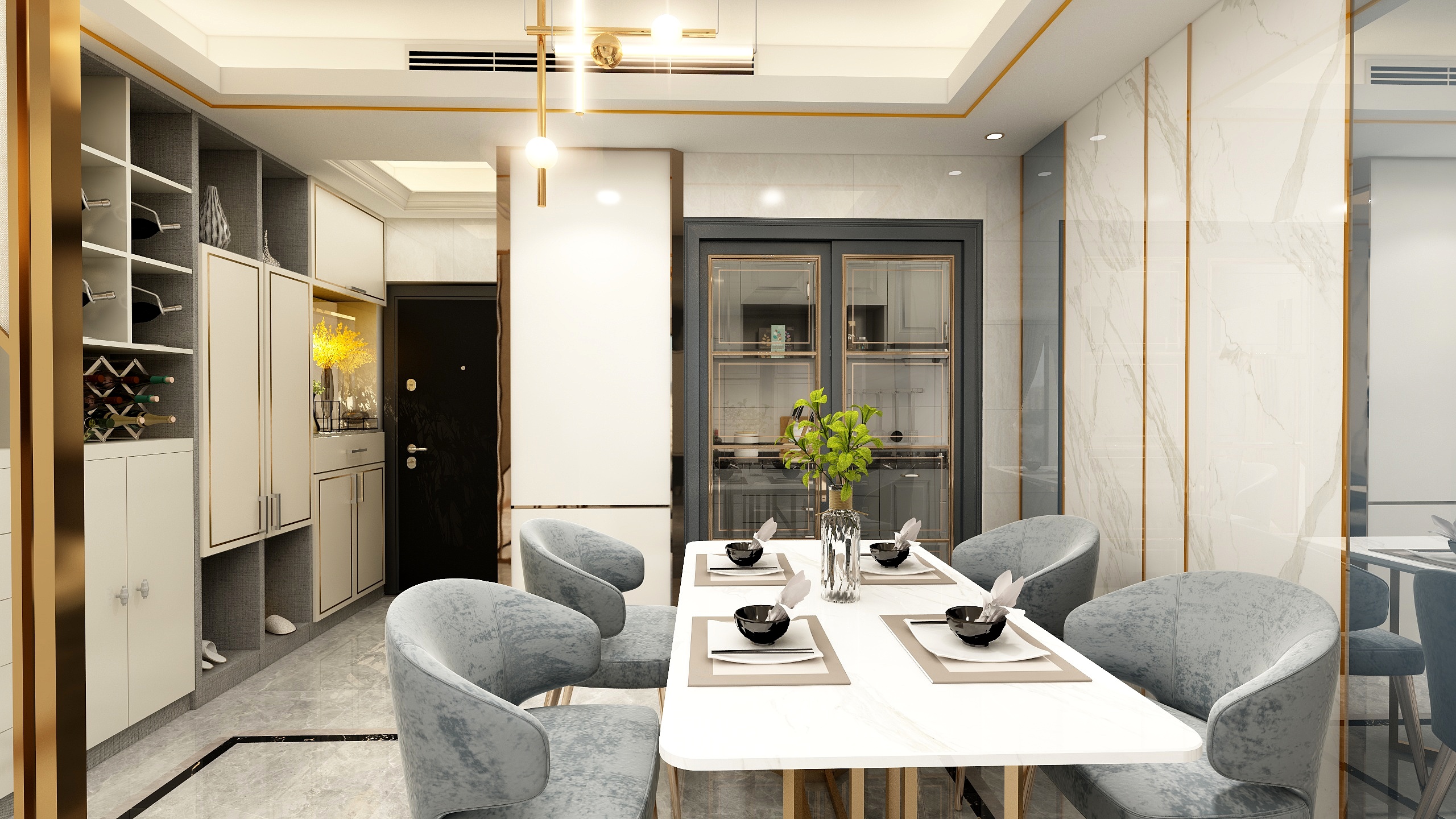 梵沐-轻奢装修效果图