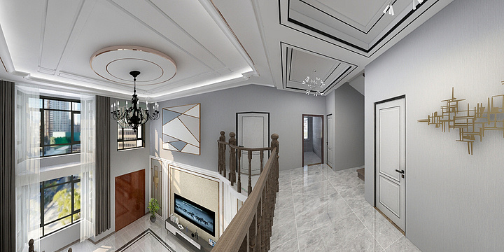 艺堂装饰-东环路复式楼-装修设计方案