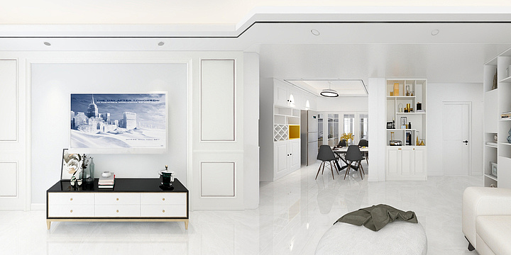 蓝某某-商业广场6#1301室-装修设计方案