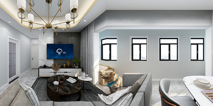 泰安苏庆雪-瑞和园89.50㎡B户型3室2厅1卫-装修设计方案