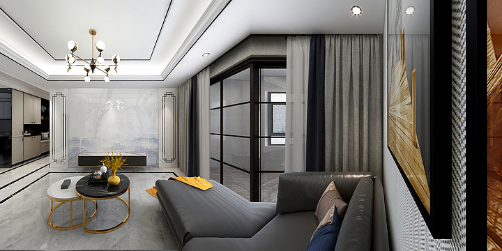 乾坤背景高邮分公司-华宇尚文苑7-702张总-装修设计方案