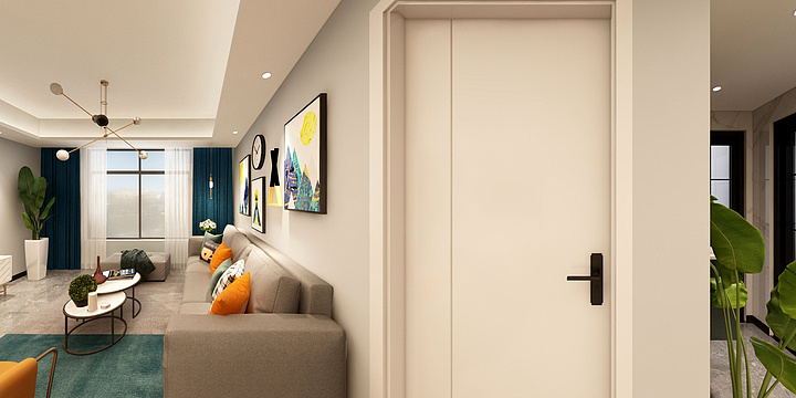 禅忆-杨生大厦黑白灰1-装修设计方案