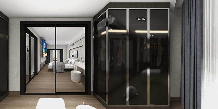 零度设计-七彩广场518-装修设计方案