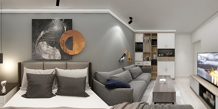 囍L设计-现代-装修设计方案