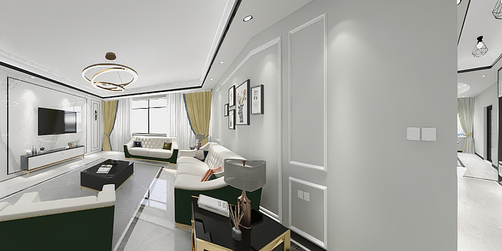 一路狂奔zvGV-王府雅居效果-装修设计方案