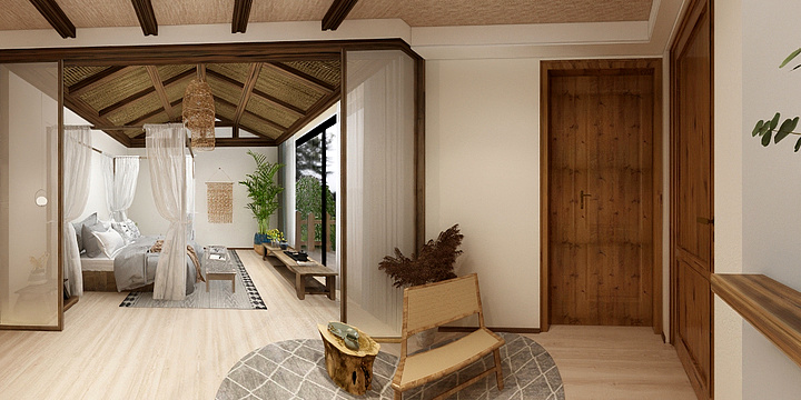 方衍生品装饰设计-万辉星城3楼露台-装修设计方案