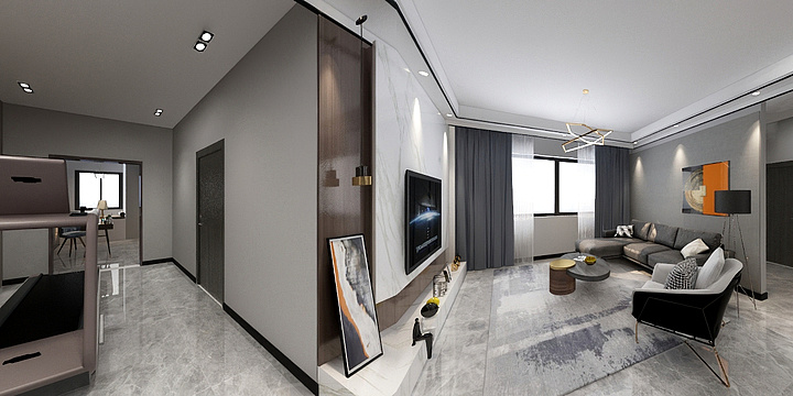 康城装饰设计-上城B         134P-装修设计方案