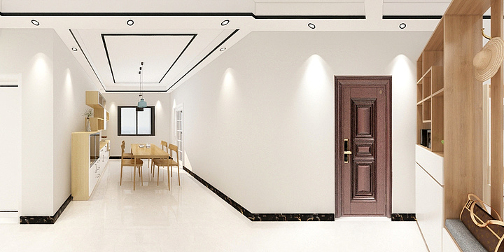 炫彩装饰邢本龙-金湖国际-装修设计方案