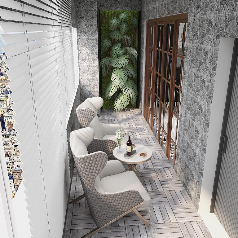 lzx520-威圣堡文化石灰-装修设计方案