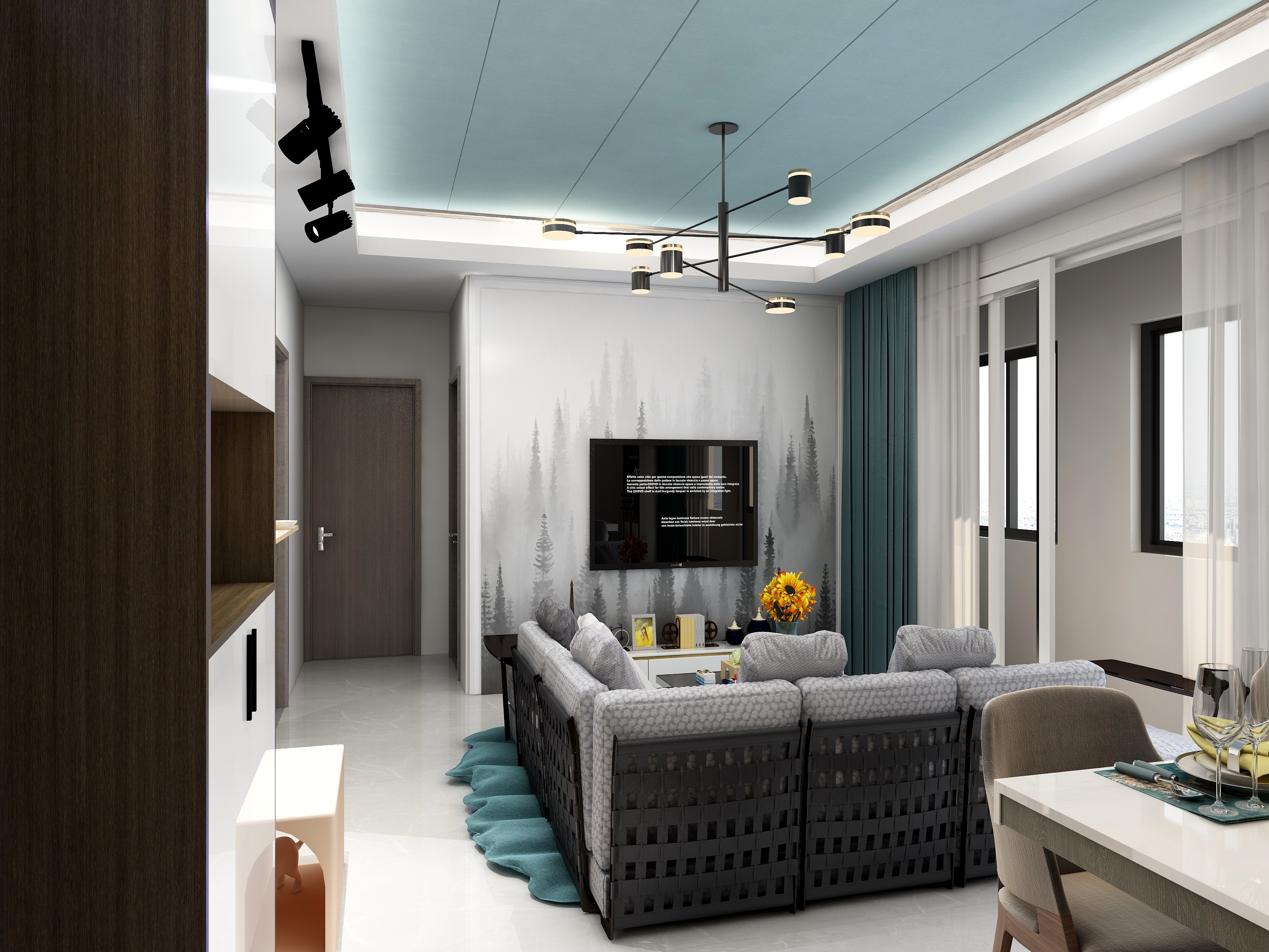 151****8112KDyd-瑞和园89.50㎡B户型3室2厅1卫-装修设计方案