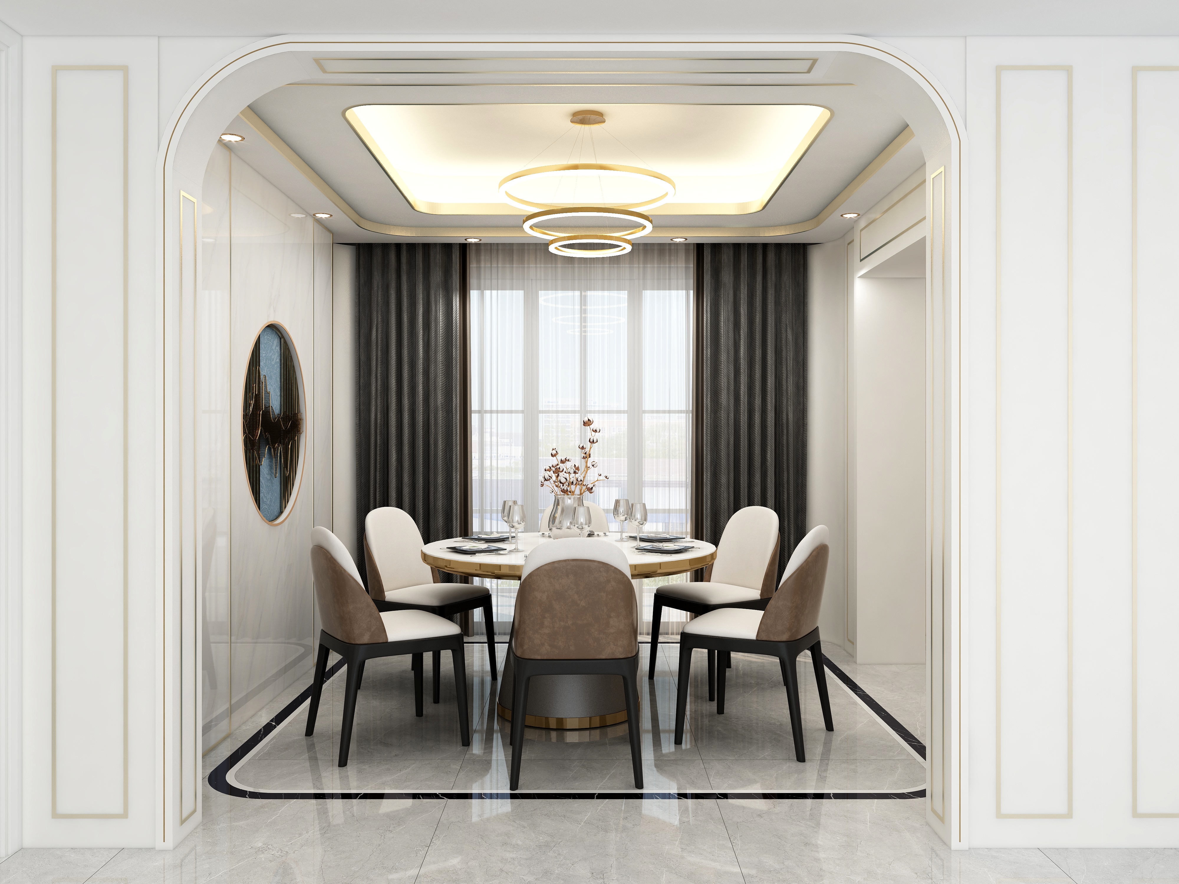 合博效果图制作-诗山富贵华庭15#2401-装修设计方案